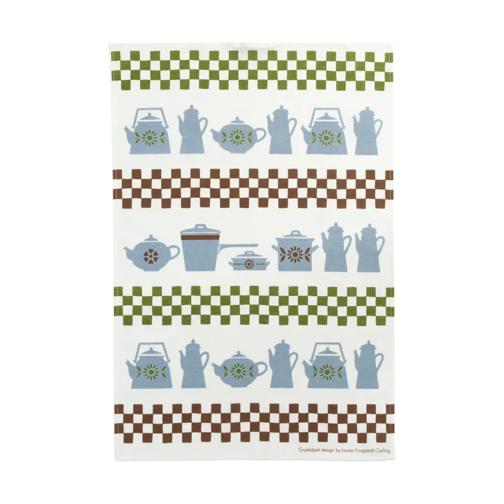Grytskåpet kökshandduk 47x70 cm - Multi-blå-grön - Almedahls