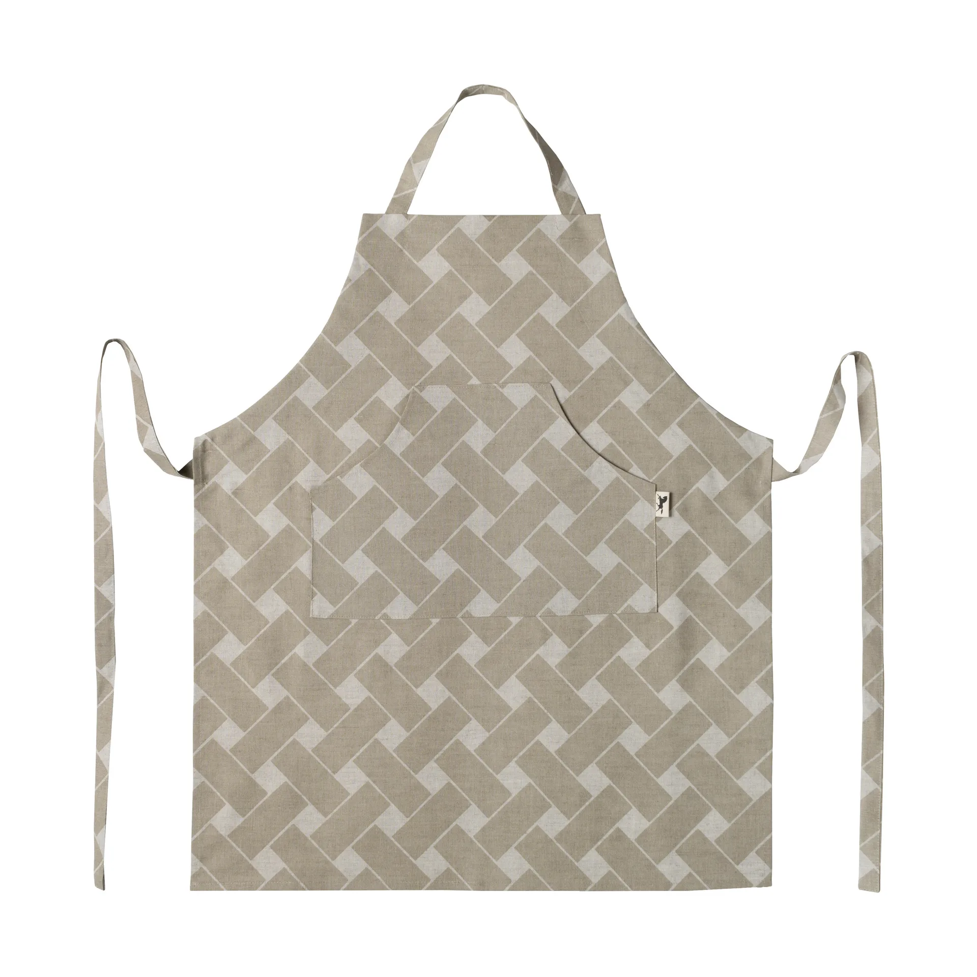 Korg XL förkläde, Natur-taupe Almedahls