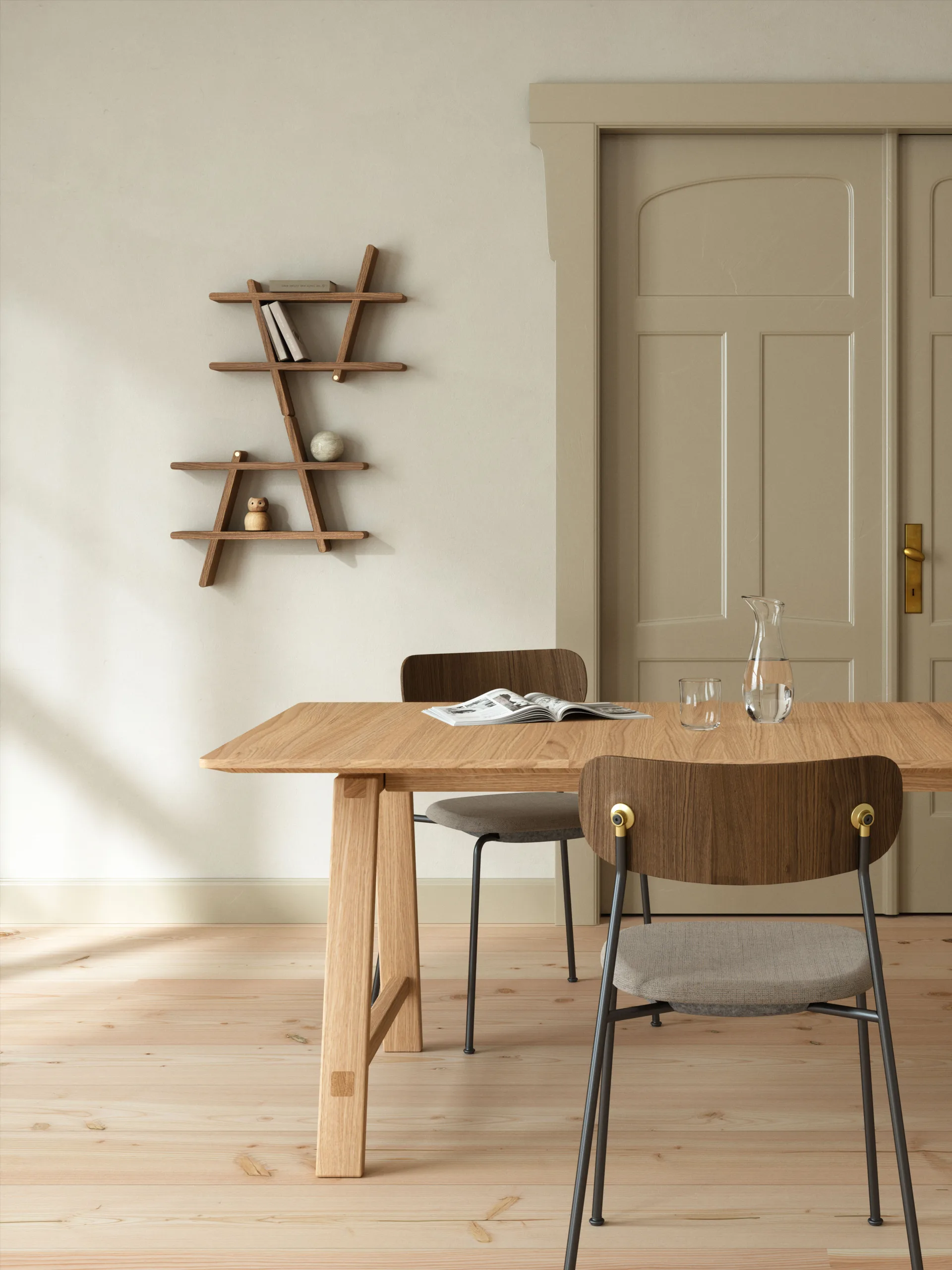 A-Shelf vägghylla Medium 52x9x46 cm, Ash Andersen Furniture
