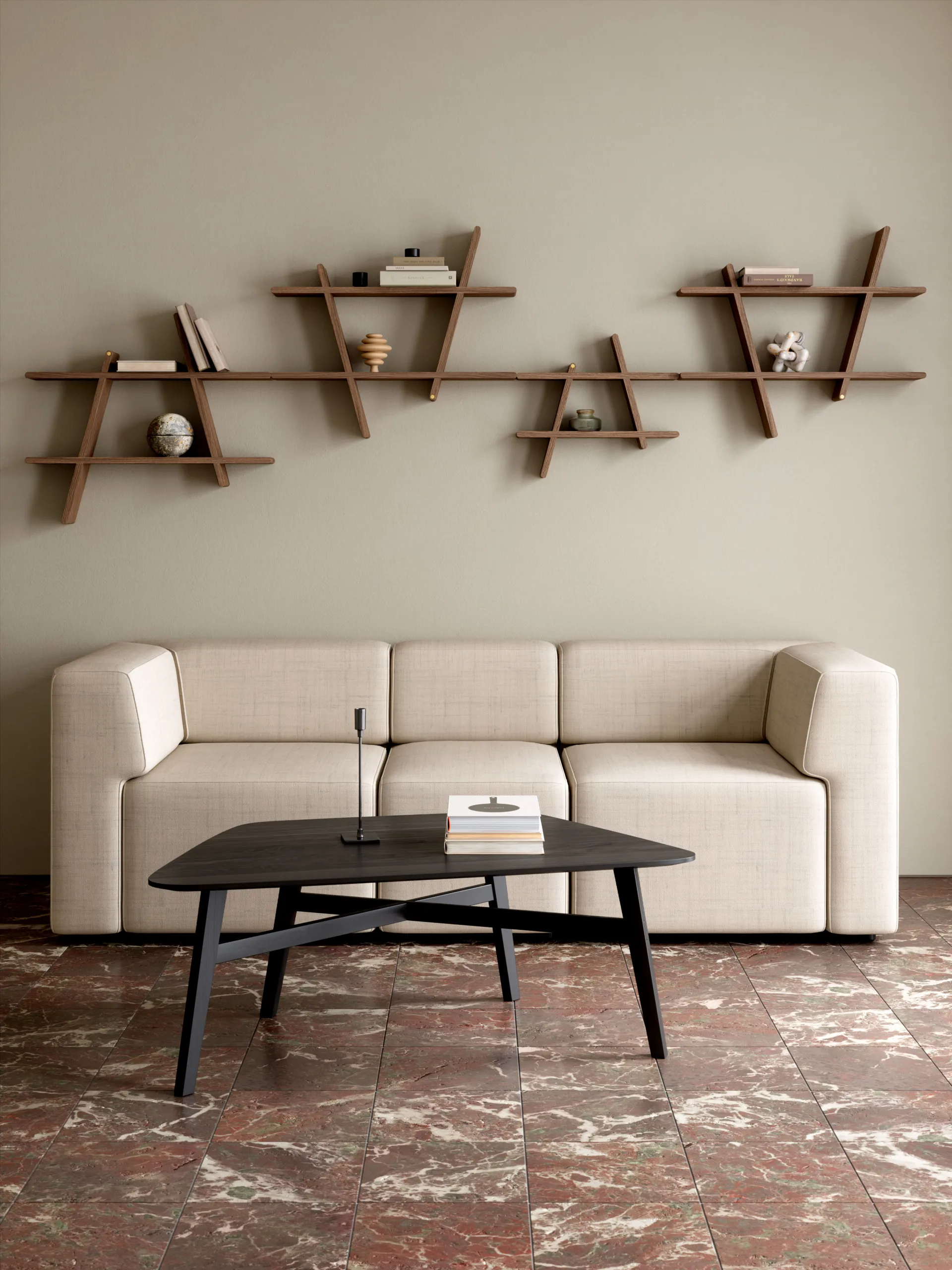 A-Shelf vägghylla Medium 52x9x46 cm, Ash Andersen Furniture