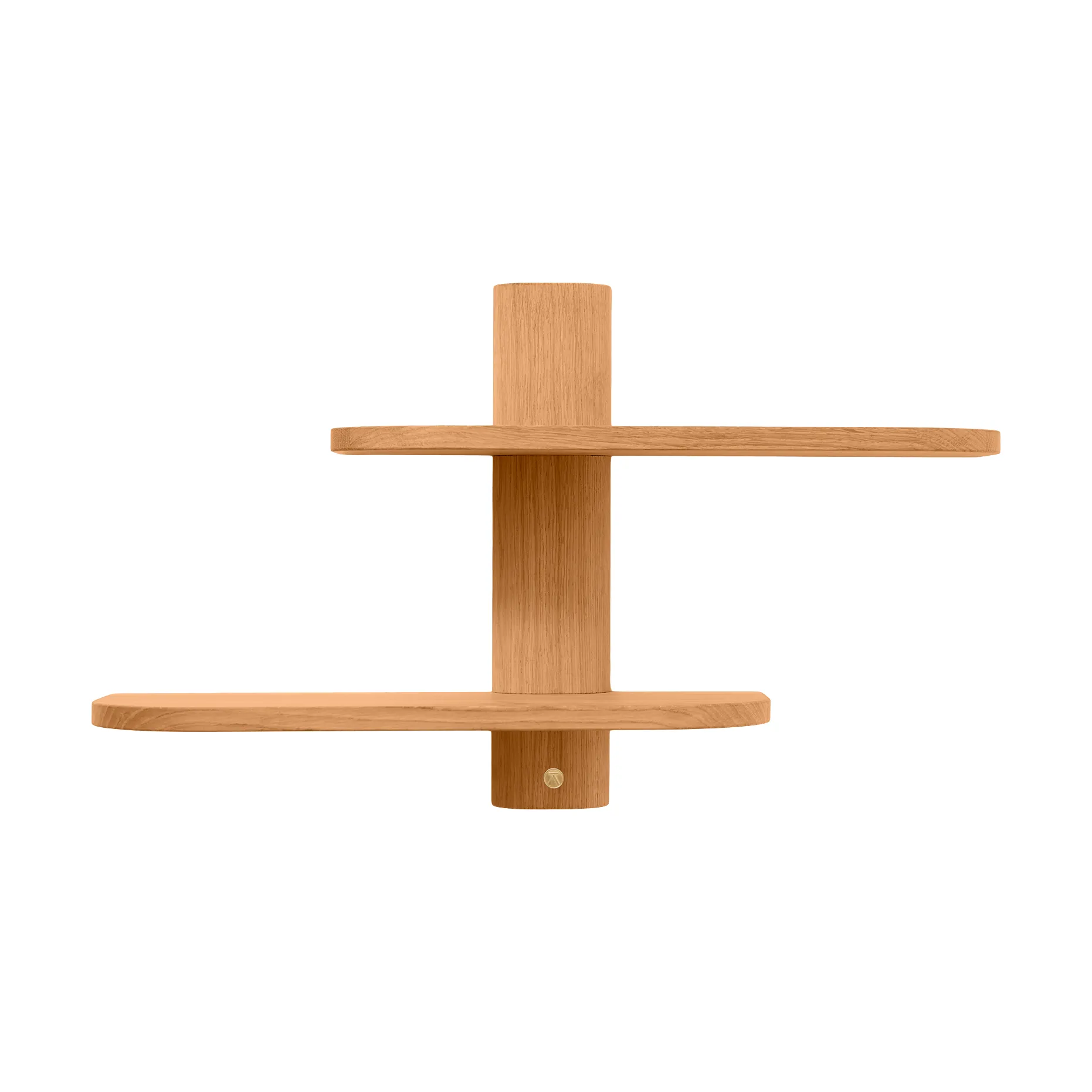 Bend vägghylla, Oiled Nature Oak, 50x18x40 cm Andersen Furniture