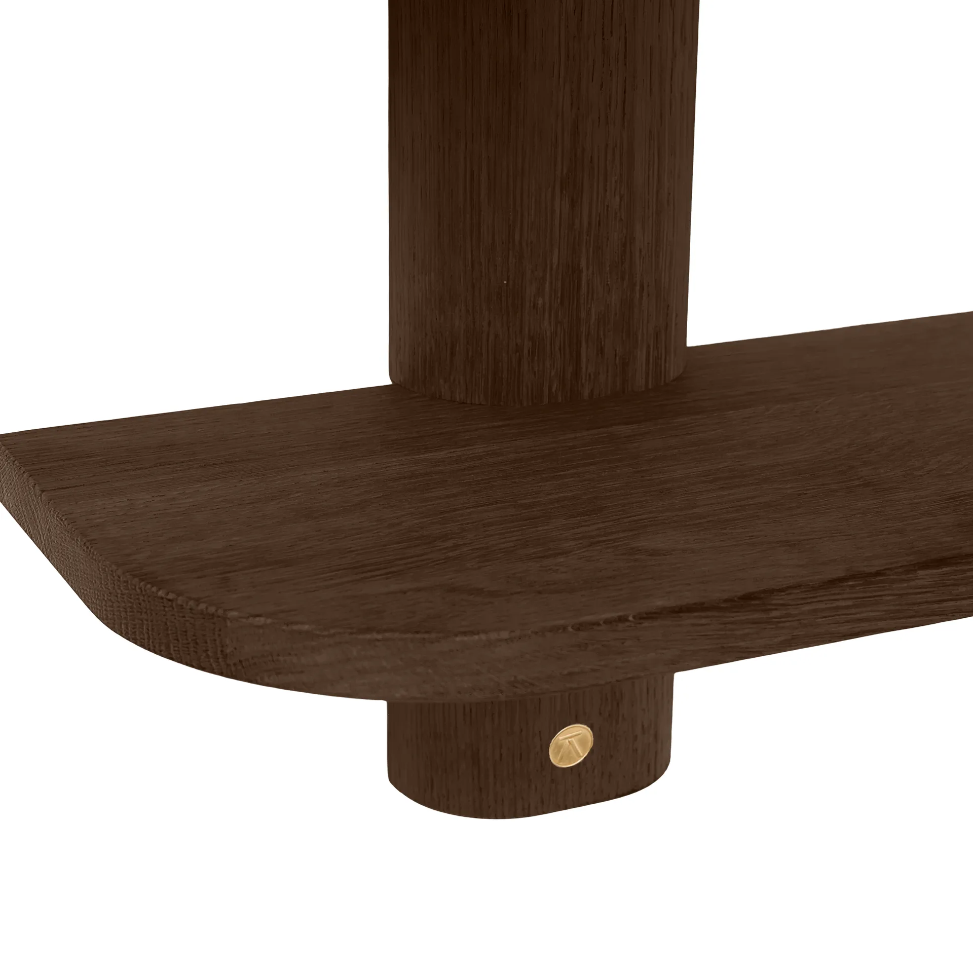 Bend vägghylla, Smoked Oiled Oak, 50x18x40 cm Andersen Furniture