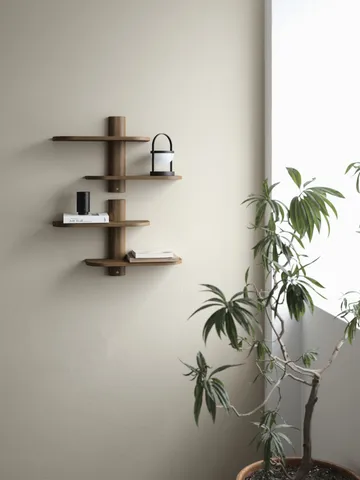 Bend vägghylla - Smoked Oiled Oak, 50x18x40 cm - Andersen Furniture