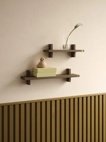 Treat vägghylla singel - Smoked Oiled Oak, 50x12x11,2 cm - Andersen Furniture