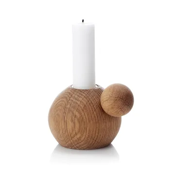 RoundNround ljusstake - Oljad ek - Applicata