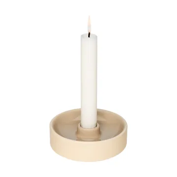 Kirnu ljusstake Ø11x3,5 cm - Beige - Arabia