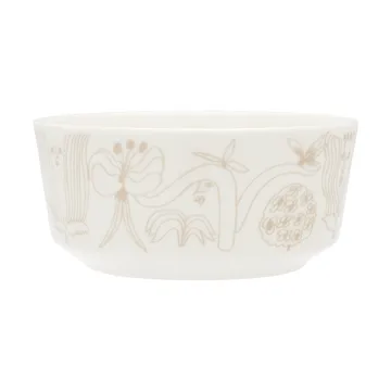 Puutarhurit skål Ø13 cm - Beige - Arabia