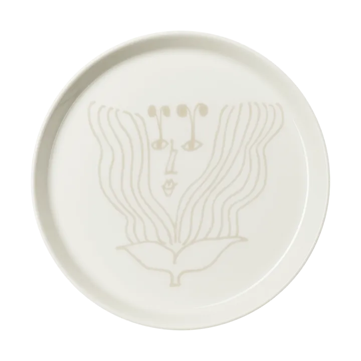 Puutarhurit tallrik Ø19 cm - Beige - Arabia