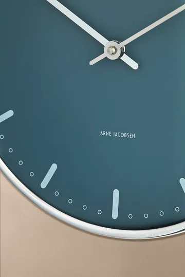 Arne Jacobsen City Hall klocka - Blå, Ø29 cm - Arne Jacobsen Clocks