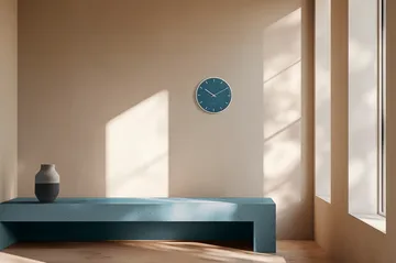 Arne Jacobsen City Hall klocka - Blå, Ø29 cm - Arne Jacobsen Clocks