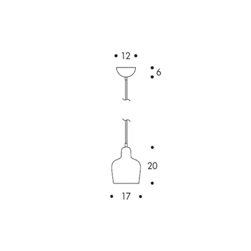 A330S Golden Bell pendel - Mässing-Vit - Artek