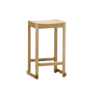 Atelier barpall - Naturlakerad ek-H65 cm - Artek