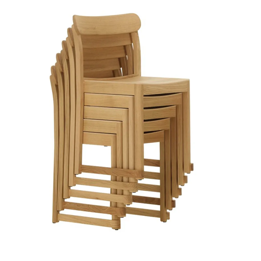Atelier stol, Grönlackerad bok Artek