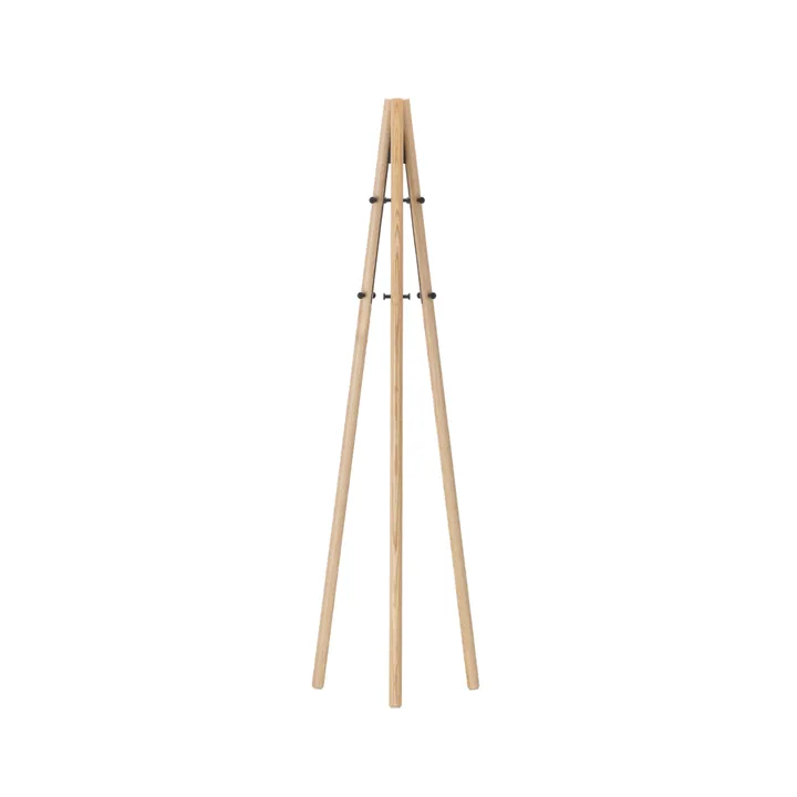 Kiila coat stand tamburmajor - Ask-Svarta krokar - Artek