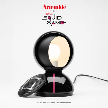 Eclisse x Squid Game bordslampa Special Edition - Guard black - Artemide