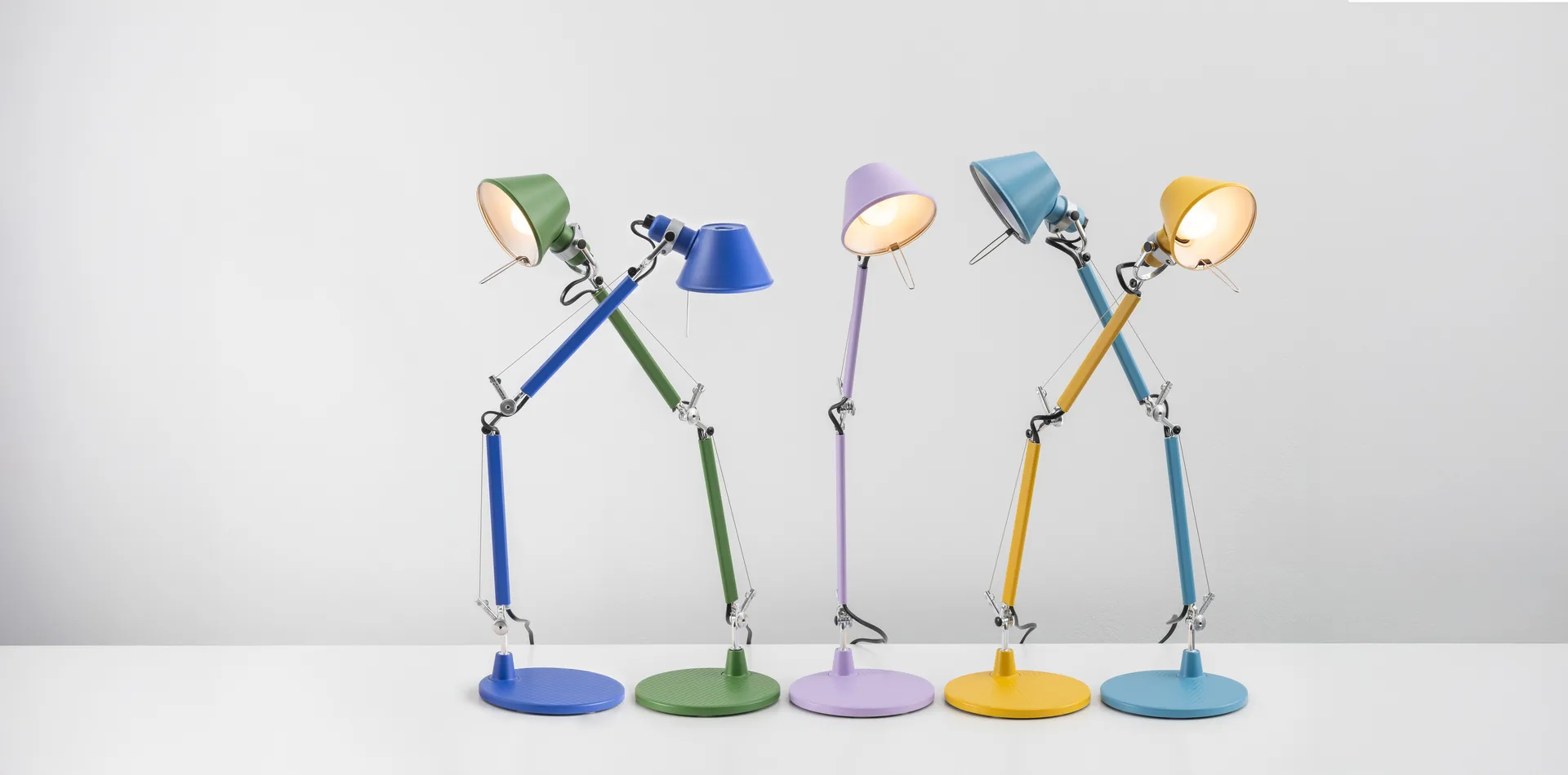 Tolomeo micro bordslampa, Lavender Artemide