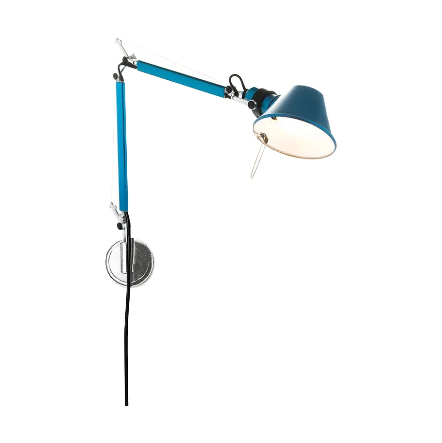 Tolomeo Micro vägglampa - Anodized blue Artemide