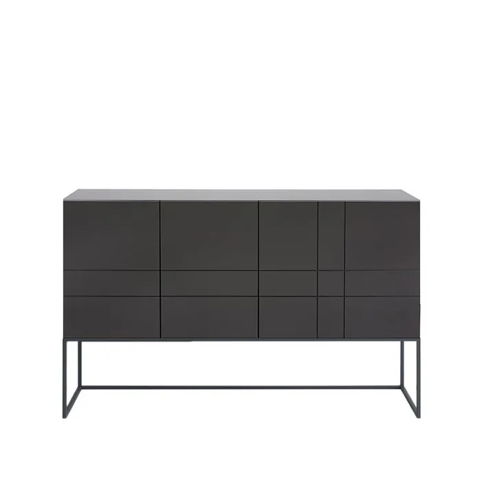 Kilt Light 137 sideboard - taupe, 3 dörrar - Asplund