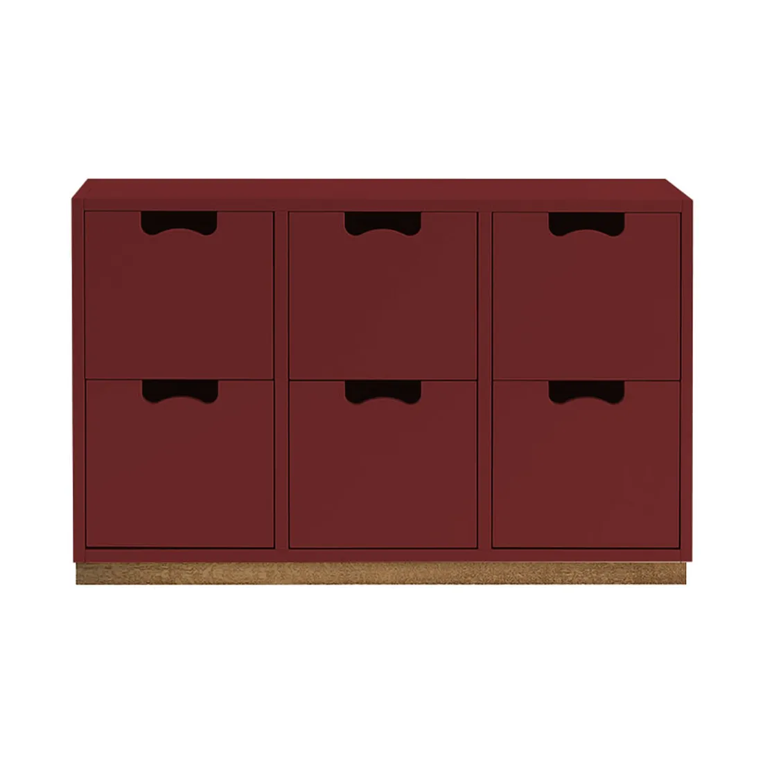 Snö B2 byrå, Brown red Asplund