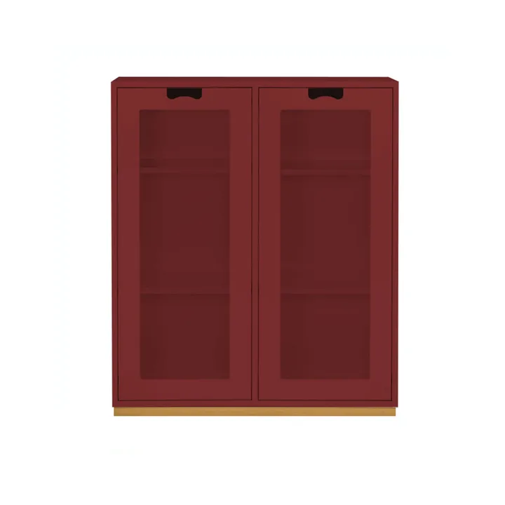 Snö E vitrinskåp - Brown red, dj. 30 cm - Asplund