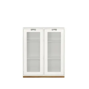 Snö E vitrinskåp - white, eksockel, dj.30 cm - Asplund