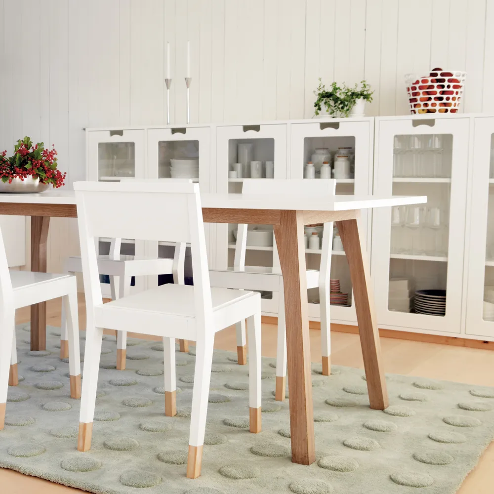 Snö E vitrinskåp, white, eksockel, dj.42 cm Asplund