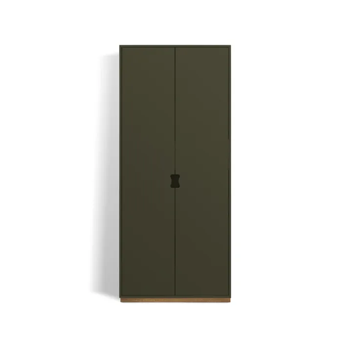 Snö F högskåp - taupe, eksockel, dj.42 cm - Asplund