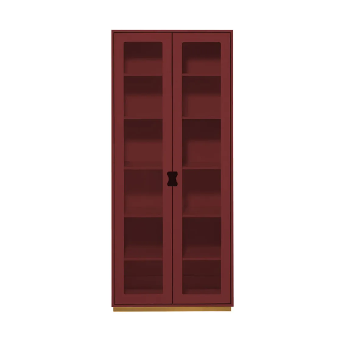 Snö F högskåp vitrin, Brown red, dj 42 cm Asplund