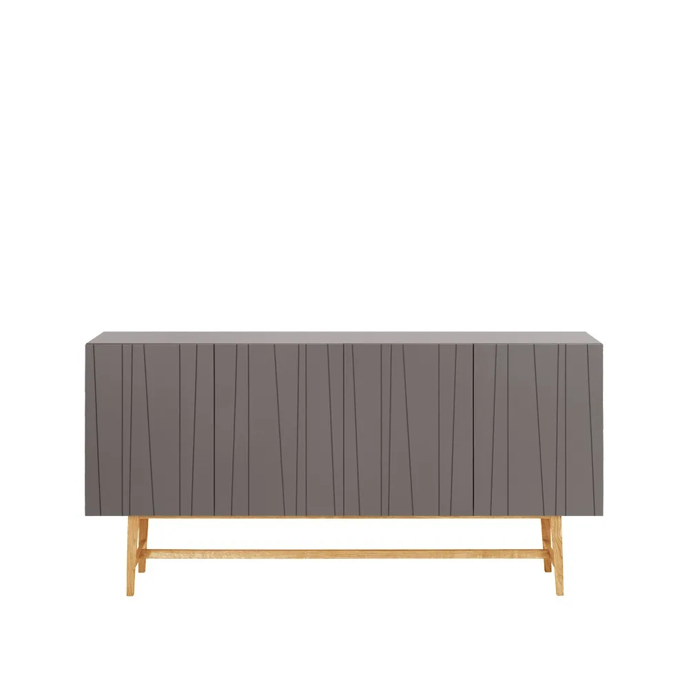 Vass 60 180 sideboard, storm grey, vit ek p2 stativ Asplund
