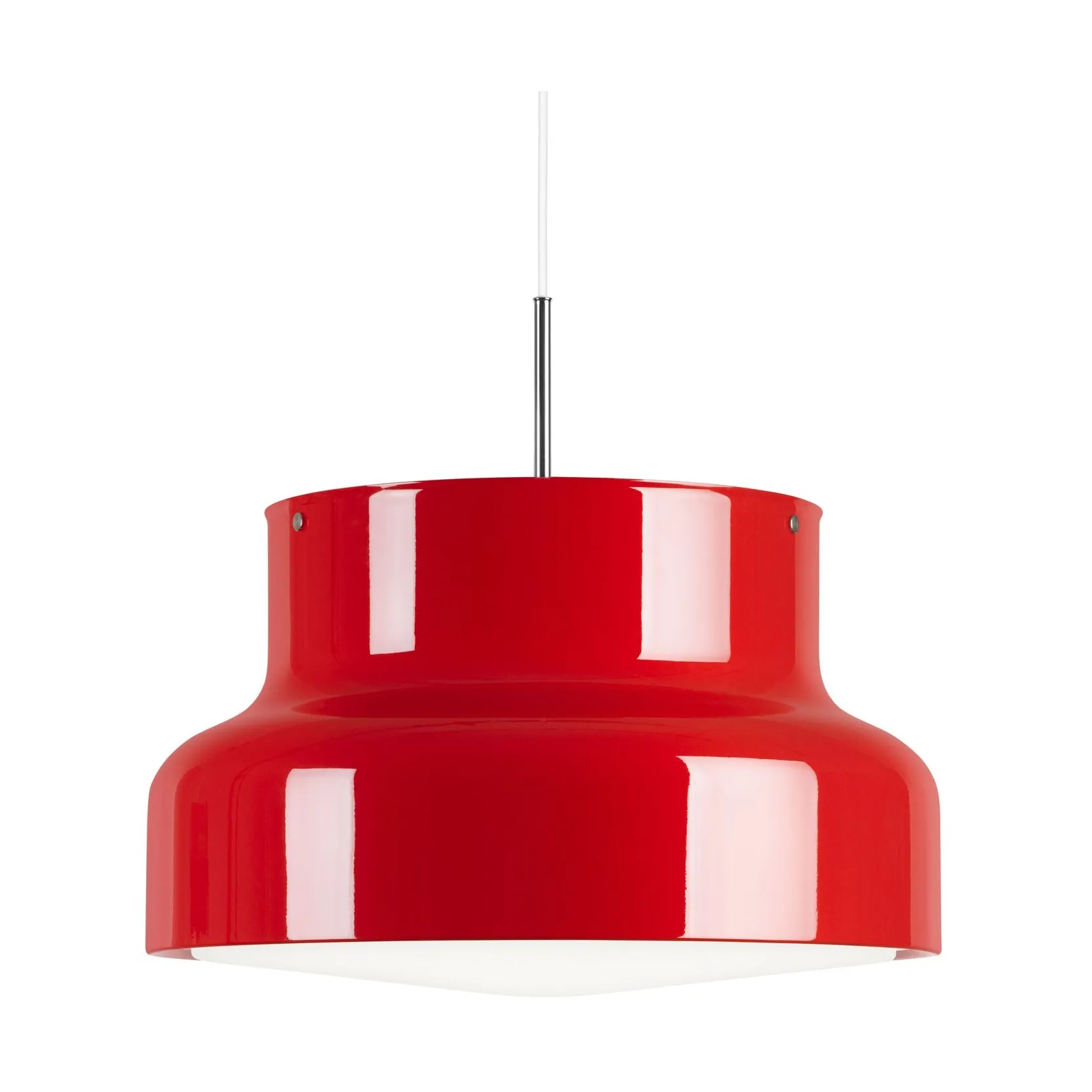 Bumling lampa stor 600 mm, Röd-opalglas Ateljé Lyktan