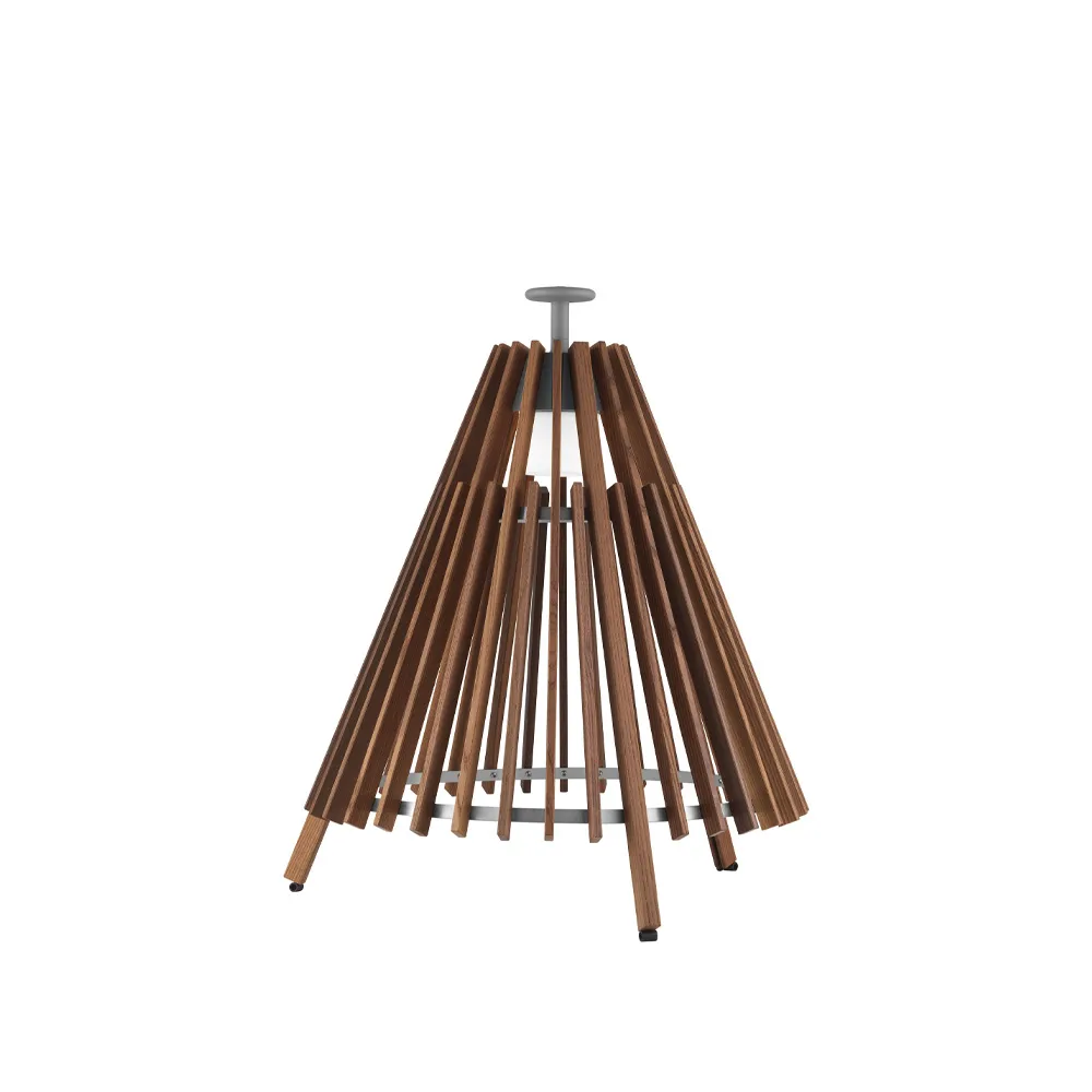 Tipi golvlampa, ask värmebehandlad, 738, aluminium Ateljé Lyktan