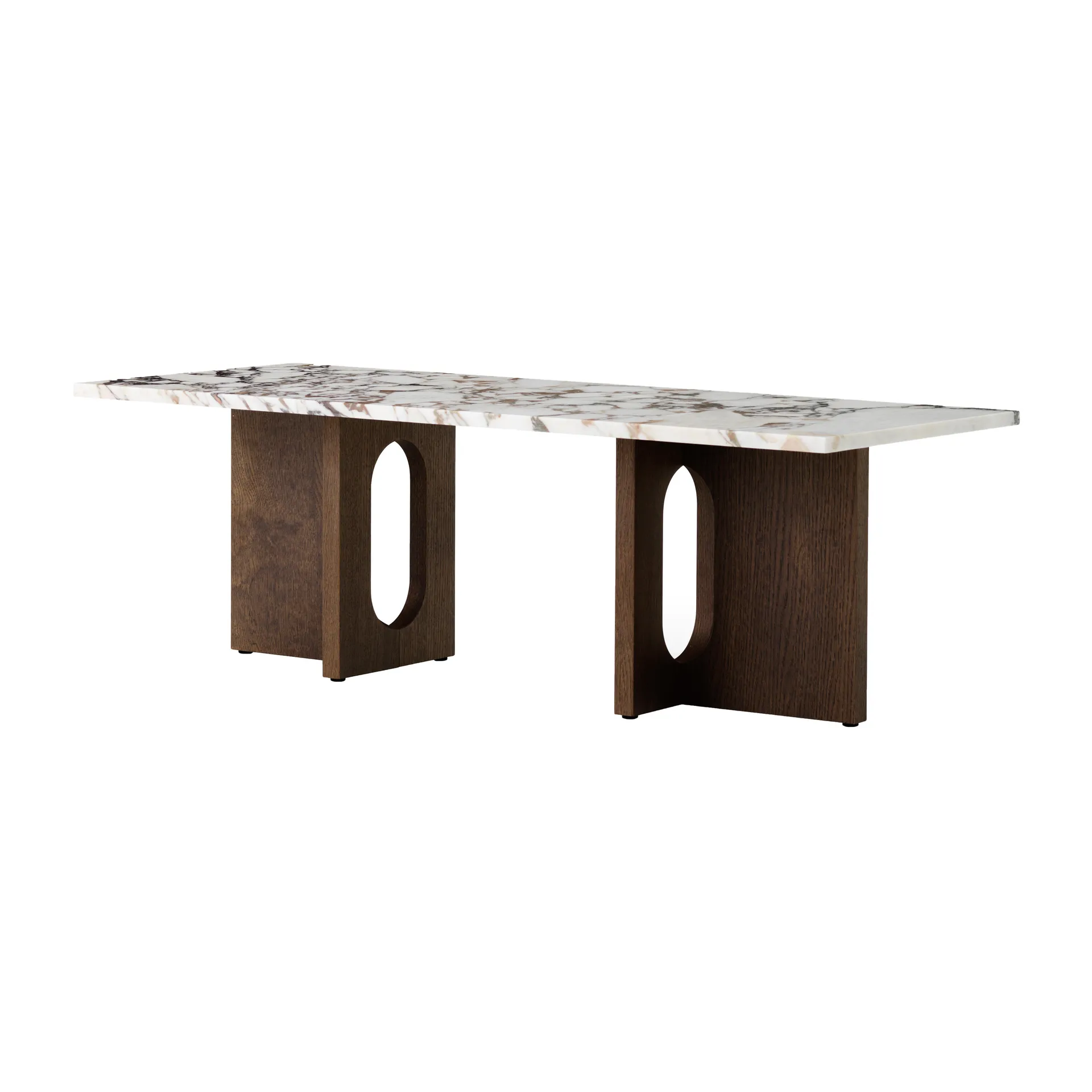 Androgyne loungebord, Oak dark st.-calacatta viola Audo Copenhagen
