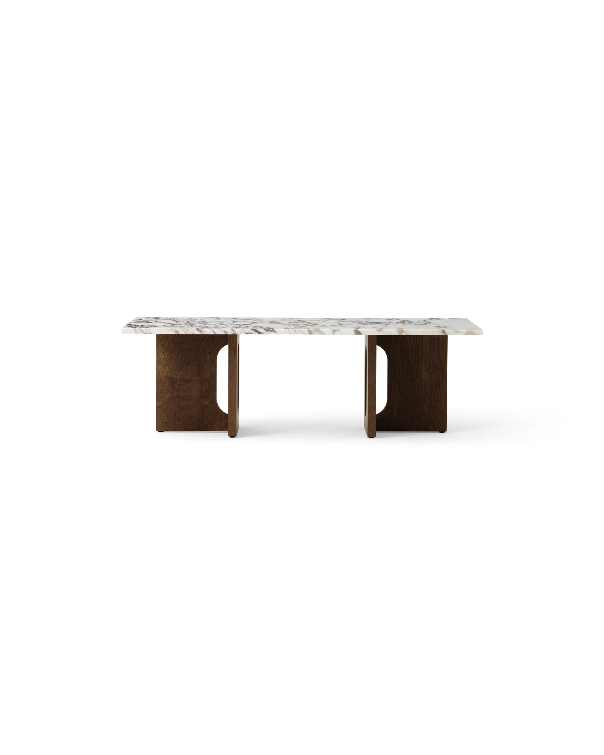 Androgyne loungebord, Oak dark st.-calacatta viola Audo Copenhagen
