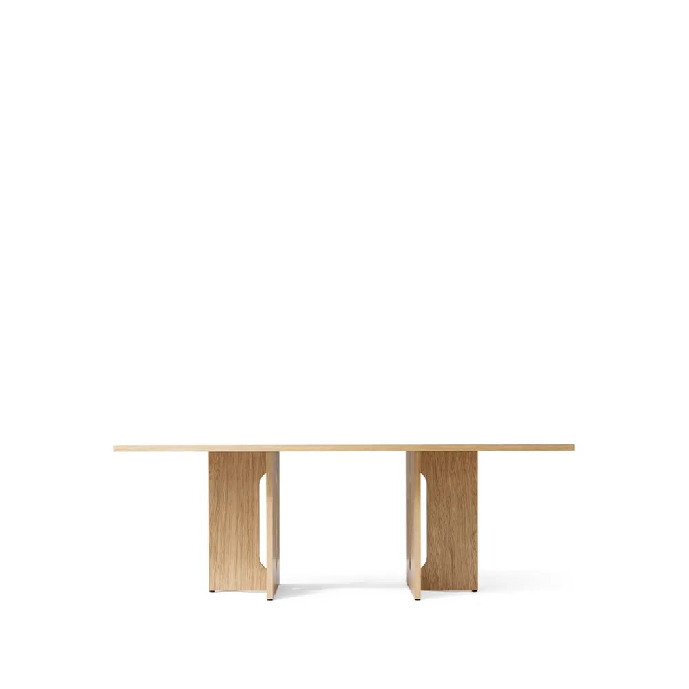 Androgyne Rectangular matbord, natural oak, 210x109 cm Audo Copenhagen