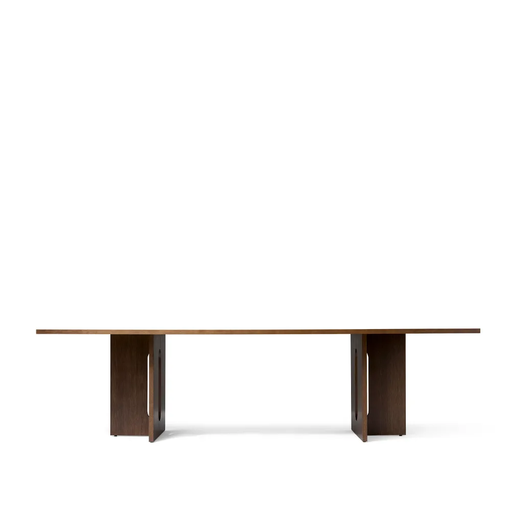 Androgyne Rectangular matbord, oak dark stained, 278x109 cm Audo Copenhagen