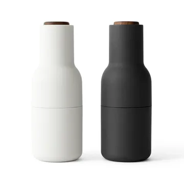 Bottle Grinder kryddkvarn 2-pack - Ash-carbon-valnöt - Audo Copenhagen