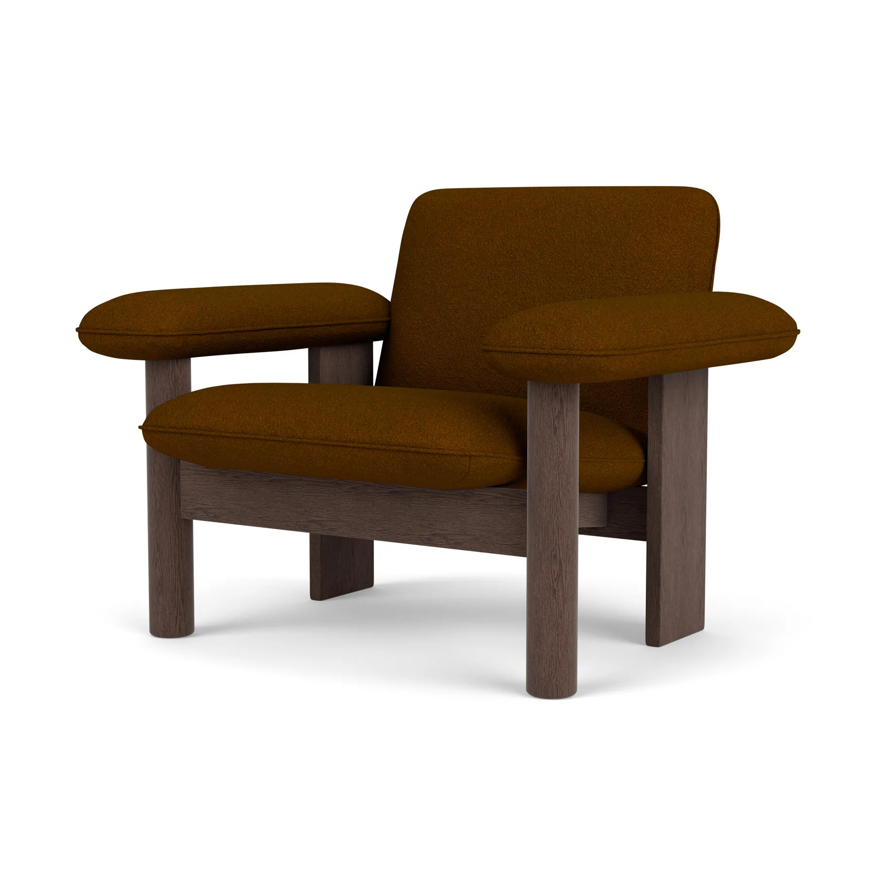 Brasilia fåtölj low back, Dark oak-Baru 0450 Audo Copenhagen