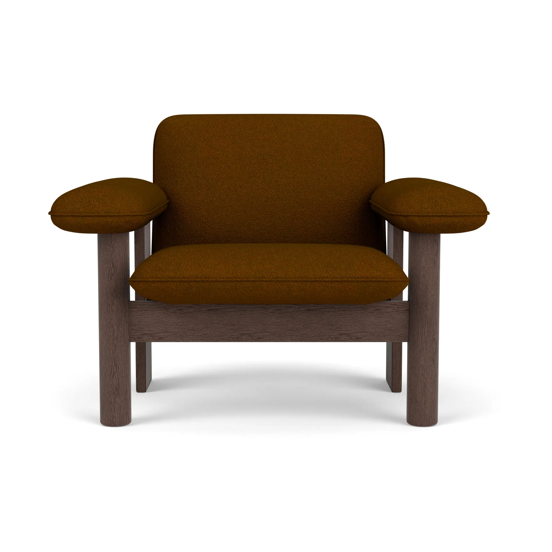 Brasilia fåtölj low back, Dark oak-Baru 0450 Audo Copenhagen