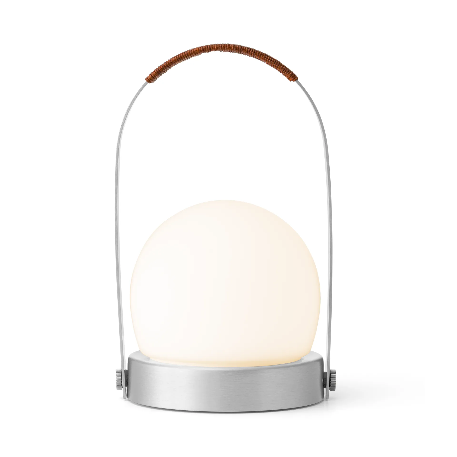 Carrie portabel bordslampa, Borstad aluminium Audo Copenhagen