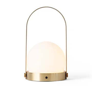 Carrie portabel bordslampa - borstad mässing - Audo Copenhagen