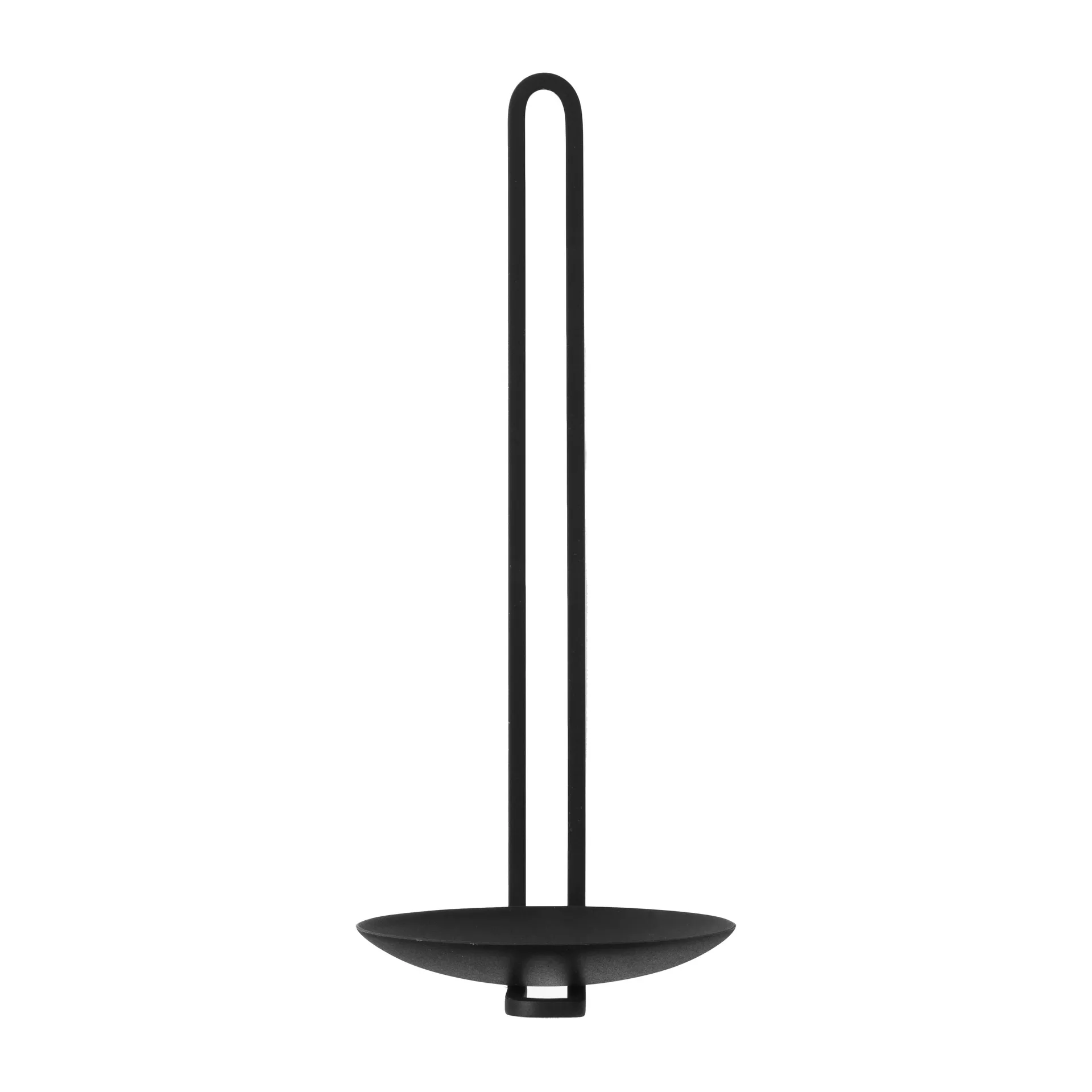 Clip värmeljushållare vägg 20 cm, Svart Audo Copenhagen