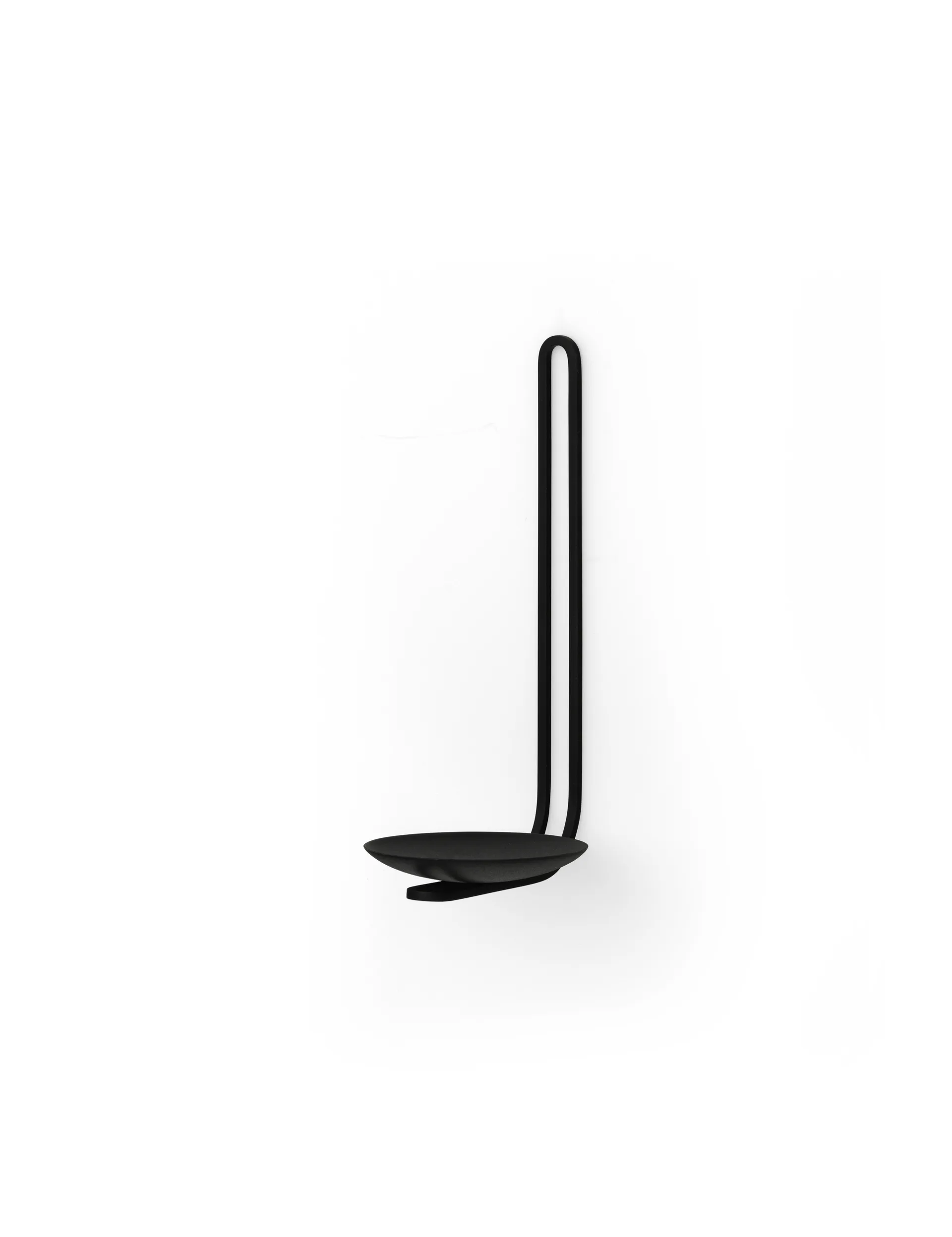 Clip värmeljushållare vägg 20 cm, Svart Audo Copenhagen