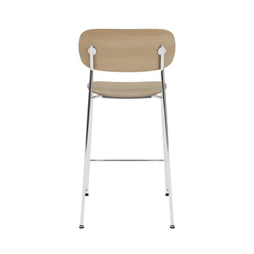 Co Bar Chair barstol - Ek-kromat stål, 65 cm - Audo Copenhagen