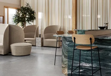 Co Bar Chair barstol - Ek-kromat stål, 75 cm - Audo Copenhagen