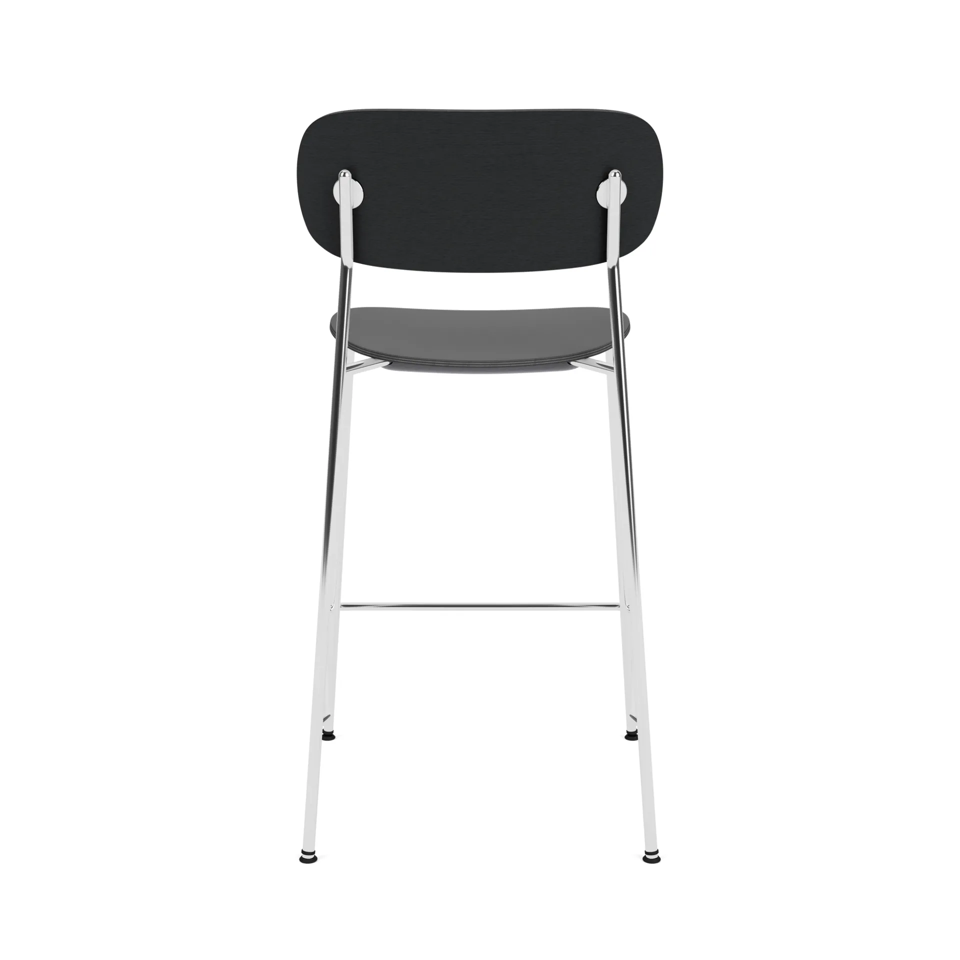 Co Bar Chair barstol, Svart ek-kromat stål, 65 cm Audo Copenhagen