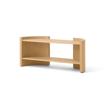 Crescent hylla - Obehandlad ek, 150x60 cm - Audo Copenhagen