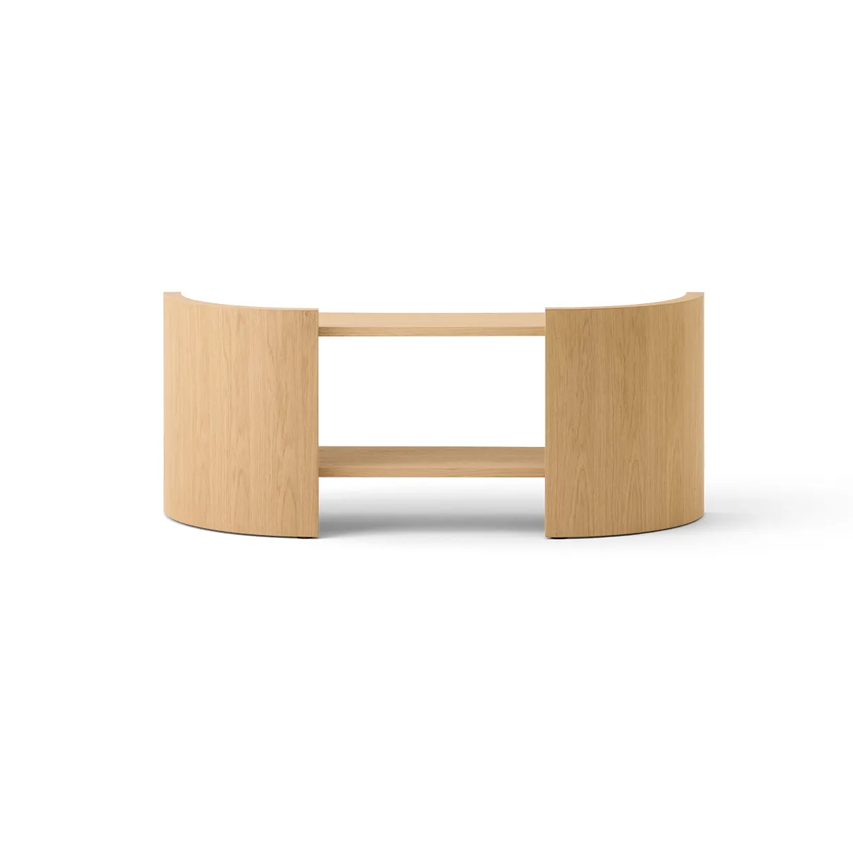 Crescent hylla, Obehandlad ek, 150x60 cm Audo Copenhagen