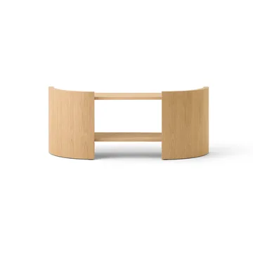 Crescent hylla - Obehandlad ek, 150x60 cm - Audo Copenhagen