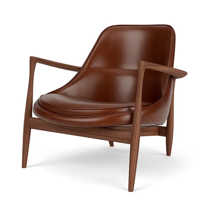 Elizabeth loungefåtölj - Läder Dakar 0329-valnöt - Audo Copenhagen