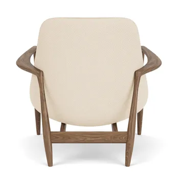 Elizabeth loungefåtölj - Walnut-Logan Jasmine - Audo Copenhagen